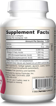 Jarrow Formulas Fish Oil EPA-DHA Balance 240 Softgels barcode