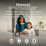 Floradix Kindervital Fruity Liquid Calcium & Vitamin Formula. With natrients & vitamins