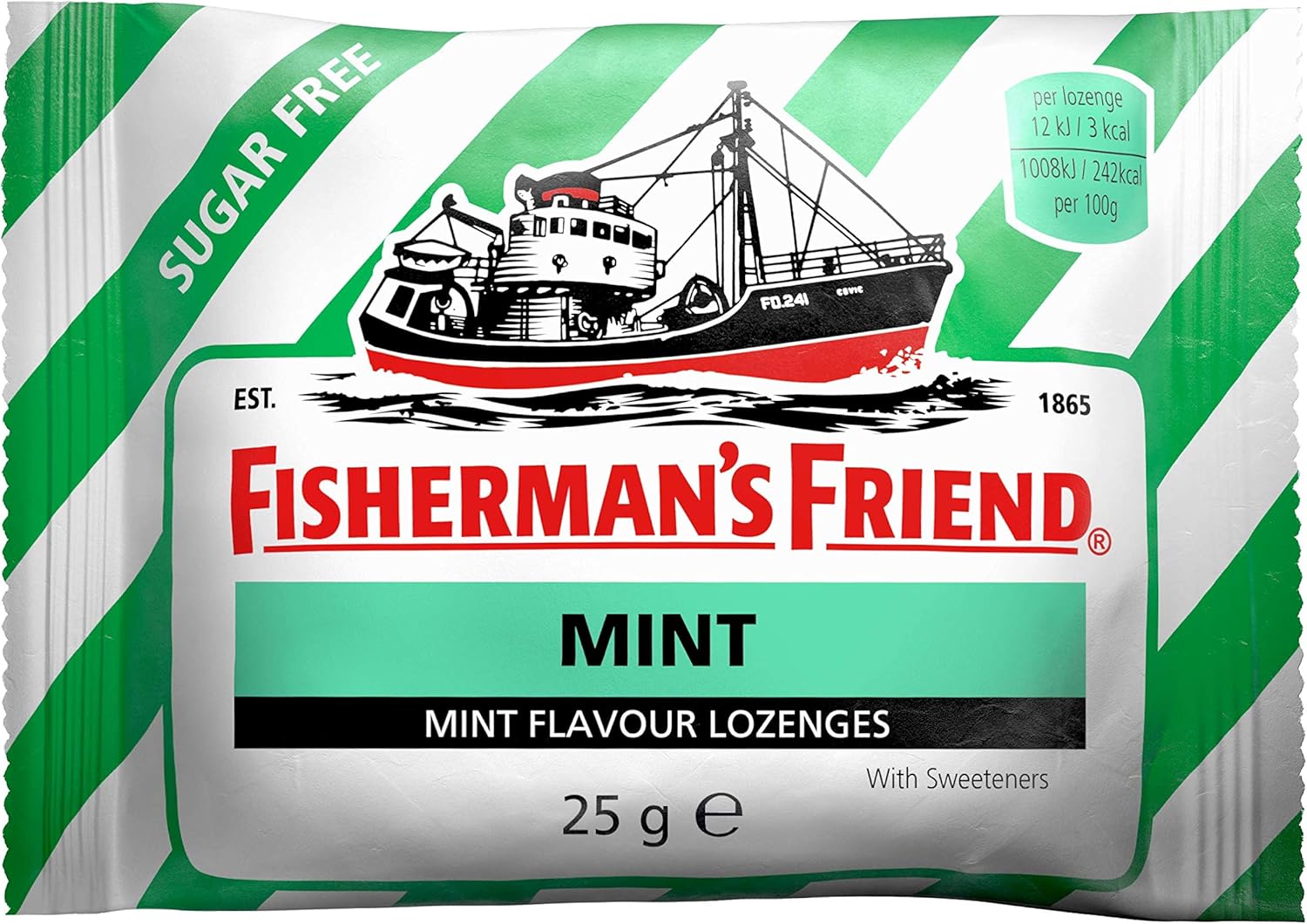 Fisherman’s Friend Mint Flavour Lozenges – 24 Sachets