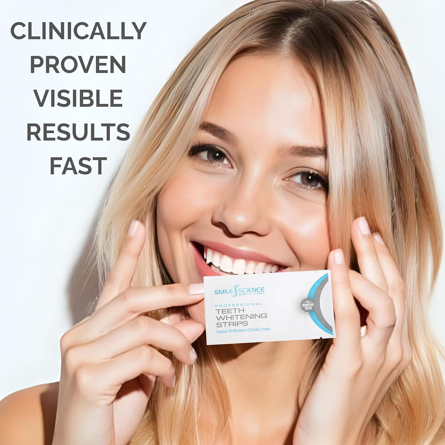Smile Science Harley Street Teeth Whitening Strips - 28 Strip Cosmetic Kit