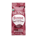 Four Sigmatic Caffè macinato biologico ad alto contenuto di caffeina, tostatura scura - 340g