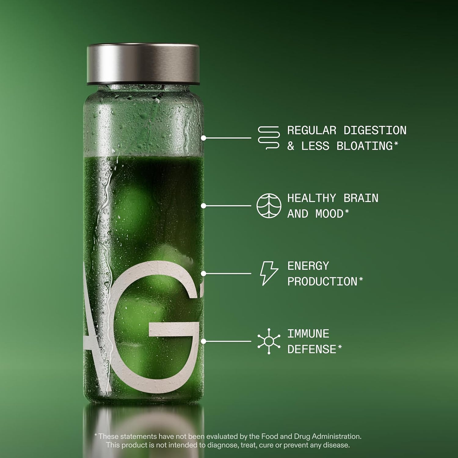 AG1 Greens Powder Supplement Stick Travel Packs 30 x 13g daily serving preparation