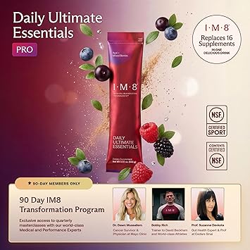 IM8 Daily Ultimate Essentials Açaí & Mixed Berries 30 Sachets