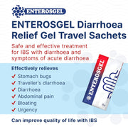 ENTEROSGEL Traveller’s Diarrhoea & IBS Relief On-The-Go – 10 Sachets