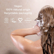 Urtekram Anti-Dandruff Nettle Shampoo bottle, no flavour, 250ml, how to use