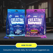 How to Use: Applied Nutrition creatine gummies serving daily intake 80 count
