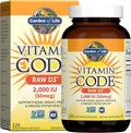 Garden of Life Vitamin Code Raw D3 - 2000 UI con Clorella ed Enzimi