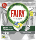 Fairy Platinum Capsule per lavastoviglie Tutto in Uno al Limone 28 pezzi