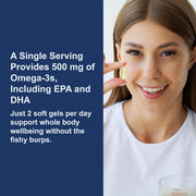 How to Use: Carlson Salmon Oil softgel capsules daily use omega supplement 230 count