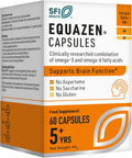 Equazen Capsules – Omega-3 & Omega-6 Brain Support | 60 Capsules | Ages 5+ | Clinically Researched Formula
