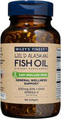 Wiley's Finest Easy Swallow Minis Omega-3 Olio di Pesce - 180 Softgel