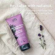 Urtekram Maximum Shine Lavender Conditioner tube, lavender scent, 180ml, hair care use