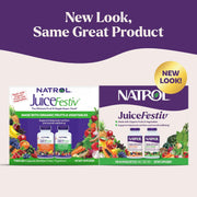 Natrol JuiceFestiv Daily Fruit & Daily Veggie Capsules – 120 Count packaging may vary
