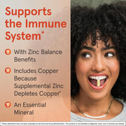 Jarrow Formulas Zinc Balance 15mg with copper veggie capsules daily use lifestyle 100 count