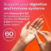 Bio-Kult Brighten Probiotic Capsules with Vitamins & Zinc - 60 Capsules
