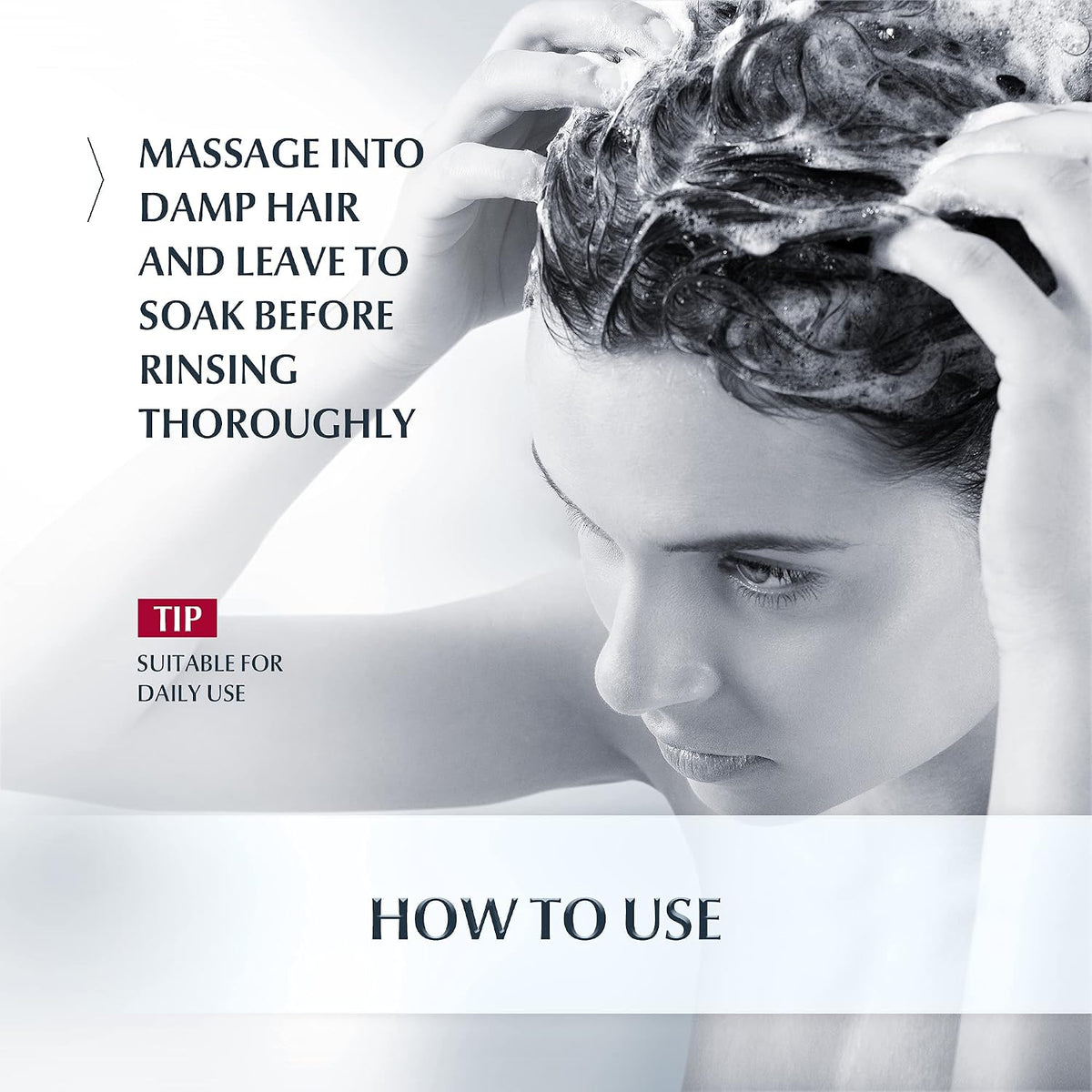 Eucerin DermoCapillaire Calming Urea Mild Shampoo fragrance-free 250ml bottle how to use