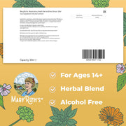 MaryRuth’s Organic herbal blend liquid drops bottle barcode 30ml quantity
