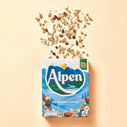 Alpen No Added Sugar Muesli Recipe 950g cereal pack served as a breakfast cereal