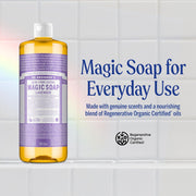 Dr. Bronner's Lavender 18-in-1 Pure-Castile Liquid Soap 240ml