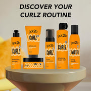 got2b Curlz Styling Cream 200ml & other Curlz routine