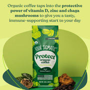Four Sigmatic Organic Medium Roast, Ground Coffee - 340g