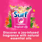 Surf Tropical Lily 3 in 1 Laundry Capsules 60 Washes
