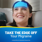 Kool'n Soothe Migraine Cooling Gel Sheets non medicated forehead cooling sheets 6 count lifestyle use image