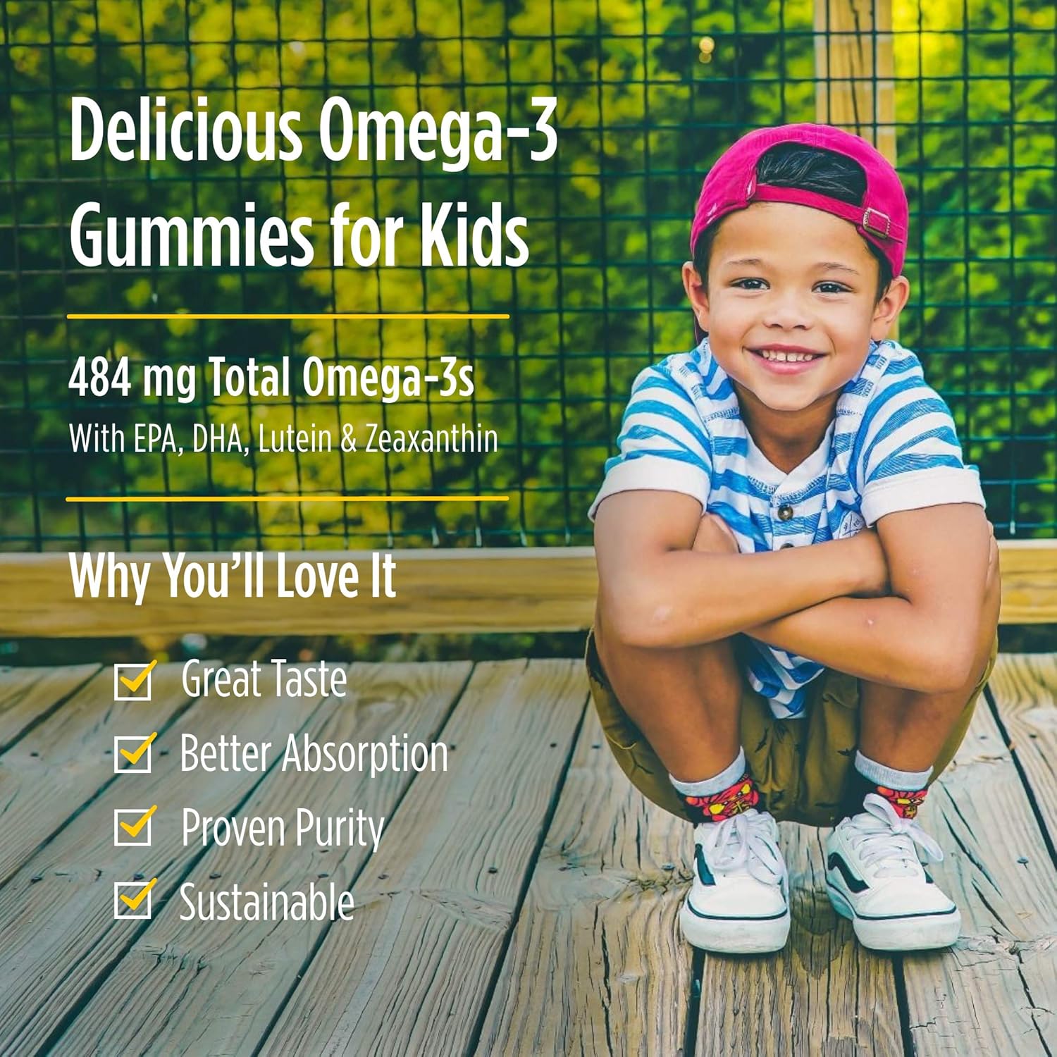 Nordic Naturals Children's Eye Gummies - DHA Lutein Zeaxanthin 