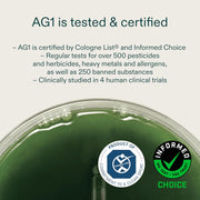 AG1 Greens Powder Supplement refill pouch 360g mixing instructions