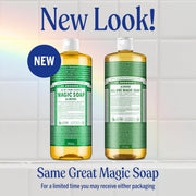 Dr. Bronner's Almond 18-in-1 Pure-Castile Liquid Soap 945ml new look