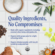 Dr. Bronner's Peppermint 4-in-1 Organic Sugar Pump Soap 355ml pump bottle ingredients
