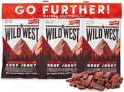 Wild West Original Beef Jerky multipack 3 x 100g resealable packs
