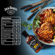 Jack Daniel's Honey BBQ Sauce Variety Pack ingredients label 3 x 553g