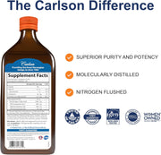 Carlson The Very Finest Fish Oil Liquid 1600 mg Omega-3