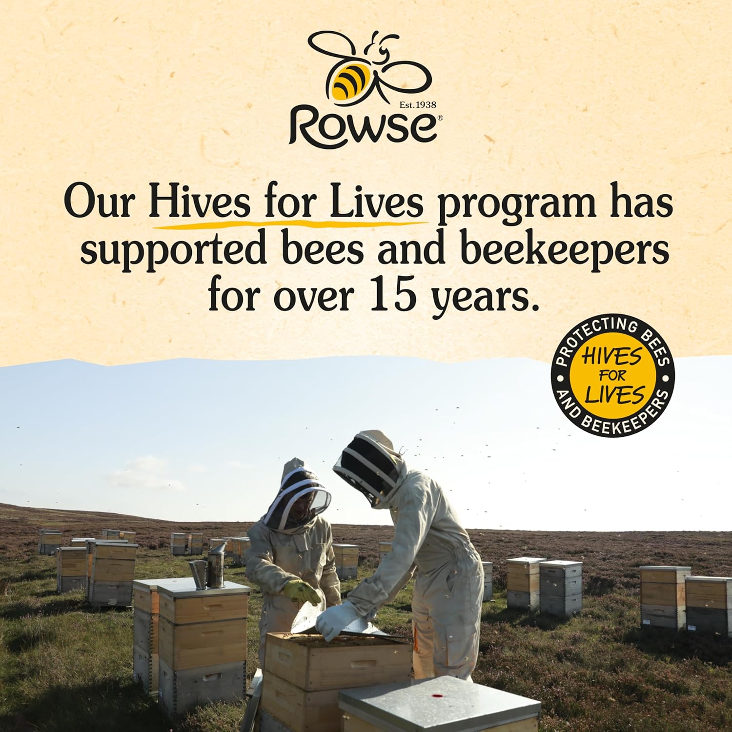 Rowse Set Honey breakfast serving creamy honey tub 1.36kg