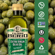 Supplement facts & ingredients image: Filippo Berio olive oil ingredients label bottle 500ml
