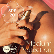 Hawaiian Tropic Glowing Protection SPF20 Dry Oil Gel Spray 200ml usage instructions