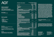 AG1 Greens Powder Travel Kit supplement facts and ingredients information