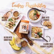 PBfit Pure Peanut Powder 680g endless possibilities