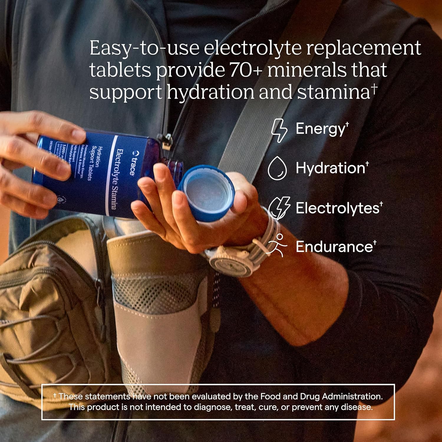 Trace Minerals Electrolyte Stamina Hydration Tablets - 90 Count