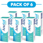 Anusol Rapidly Absorbed Piles Treatment Cream 23g Pack of 6