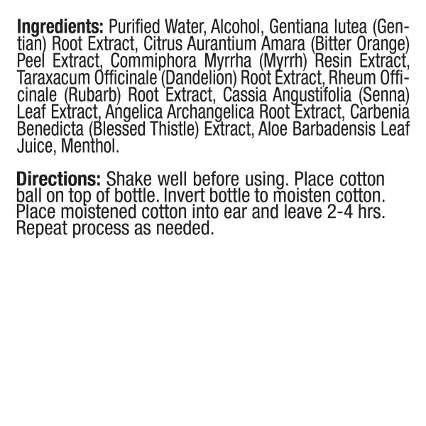 Nature's Answer Bio-Ear Herbal Topical Formula 15ml ingredients and directions