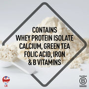 Supplement facts & ingredients image: Active Woman Activate protein powder ingredients label chocolate 450g