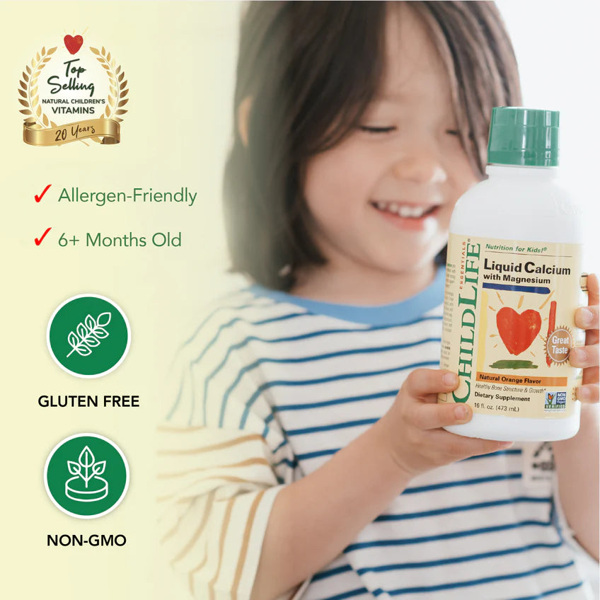 ChildLife Essentials Liquid Calcium with Magnesium Orange - 473ml