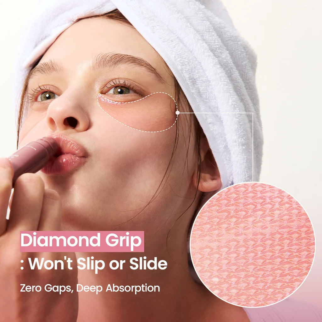 Biodance Collagen Peptide Hydrogel Under Eye Patches 30 Pairs used during a daily skincare routine