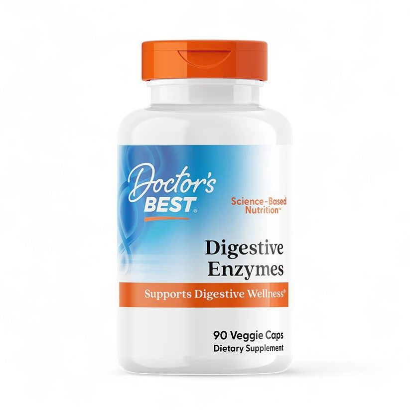 Doctor's Best Digestive Enzymes – 90 Veggie Capsules