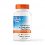 Doctor's Best High Absorption Curcumin – 1000mg, 120 Tablets