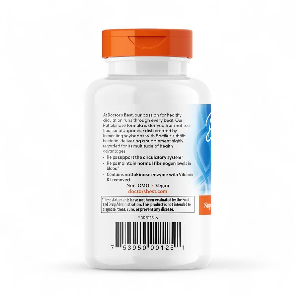 Doctor's Best Nattokinase – 2000 FU, 90 Veggie Capsules
