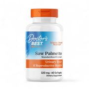 Doctor's Best Saw Palmetto Standardized Extract – 320mg, 60 - 180 Softgels
