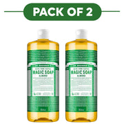 Dr. Bronner's Almond 18-in-1 Pure-Castile Liquid Soap 945ml Pack of 2